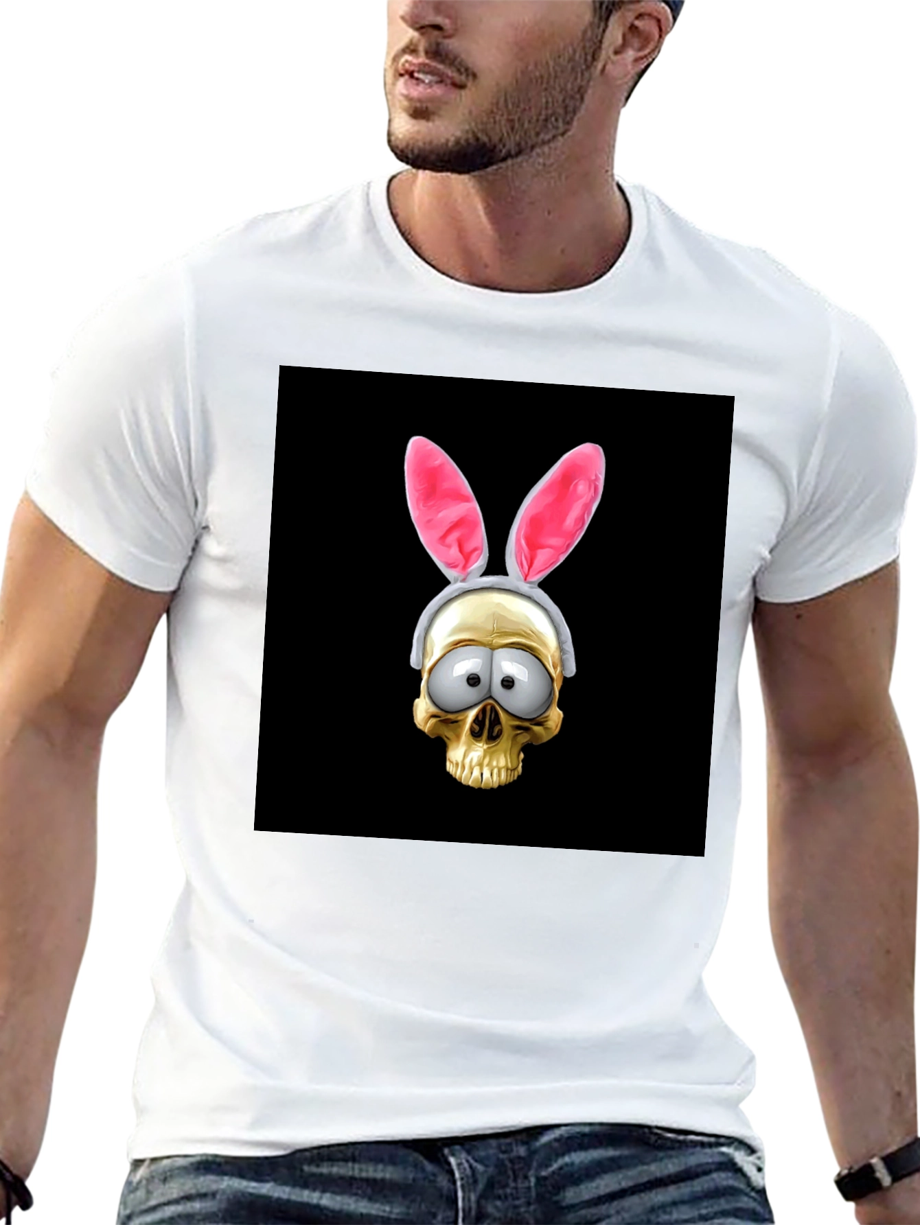 Skull Bunny Graphic Tee