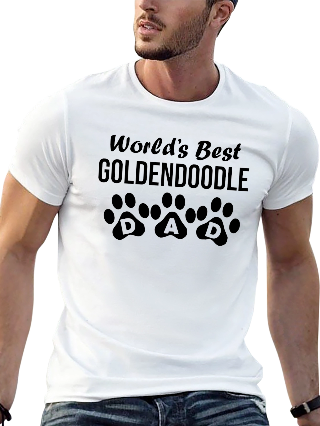 Goldendoodle Dad T-Shirt - Worlds Best!