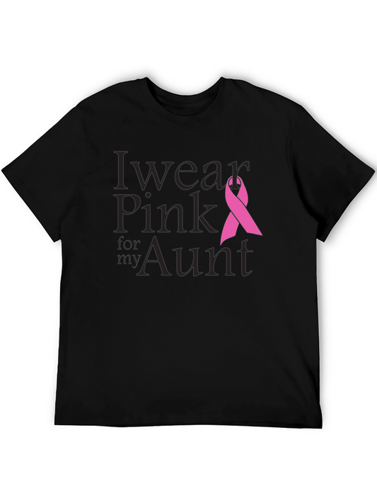 I Wear Pink For My Aunt Breast Cancer Awareness T-Shirt