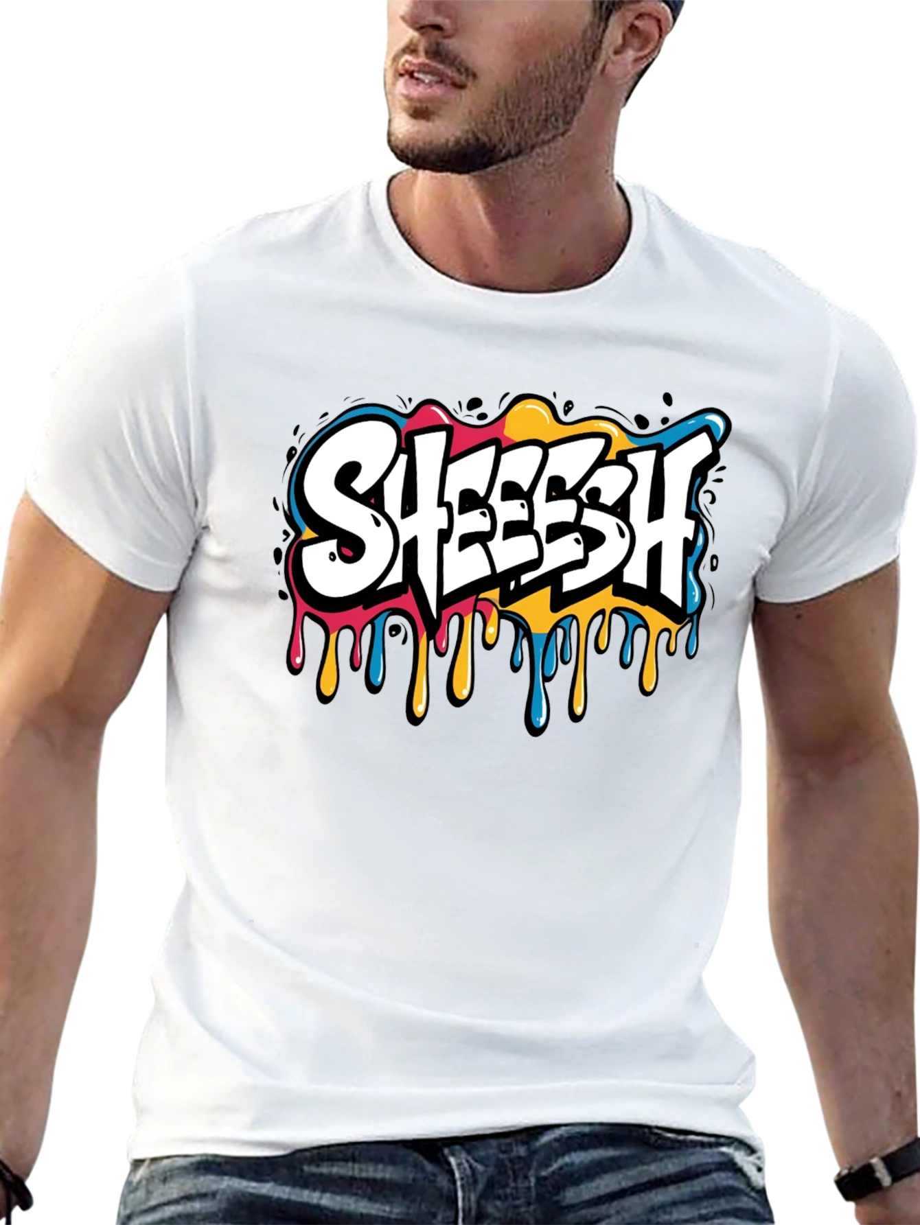 SHEEESH Graphic T-Shirt - Urban Style