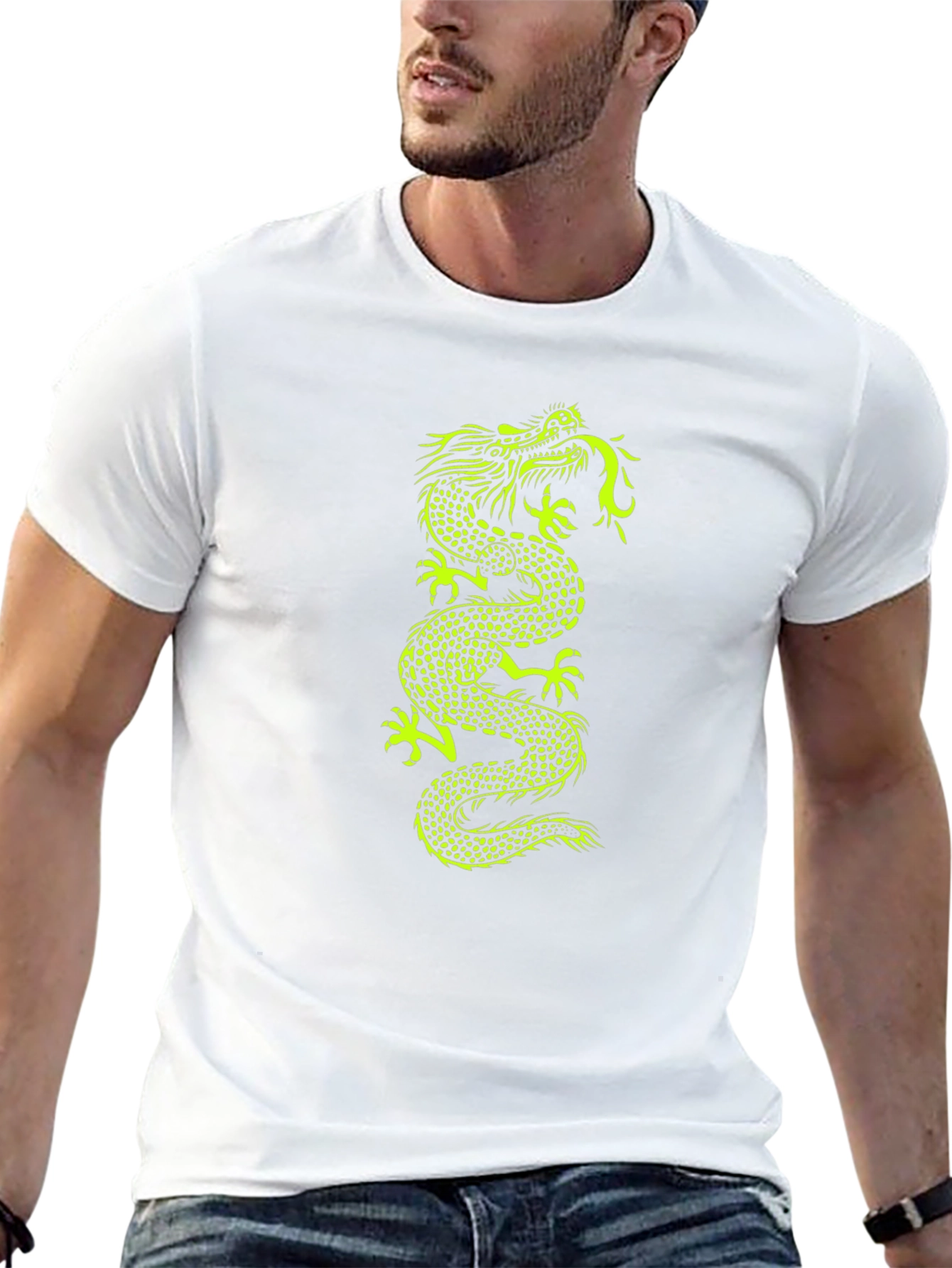 Dragon Graphic Tee - Black
