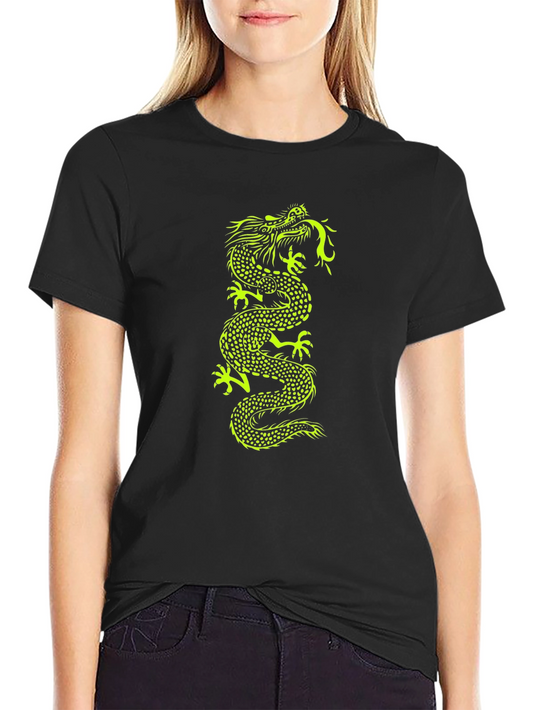 Dragon Graphic Tee - Black