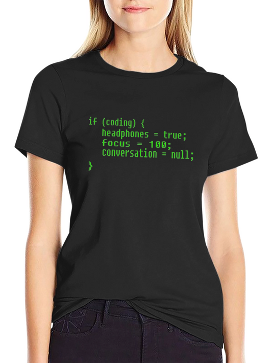 Coders Humor T-Shirt: If (coding)