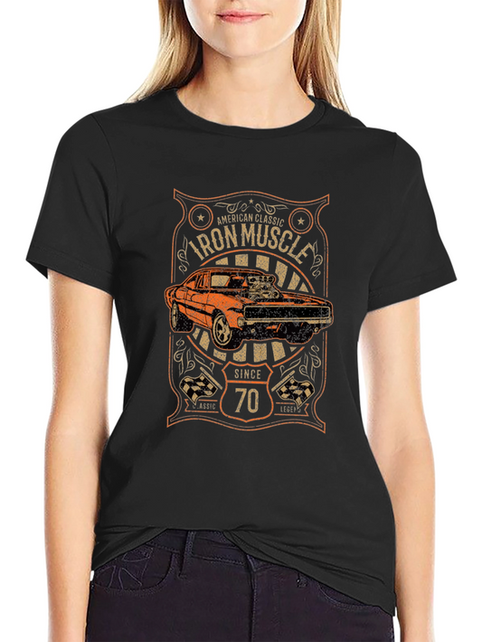 Iron Muscle Car Since 70 T-Shirt