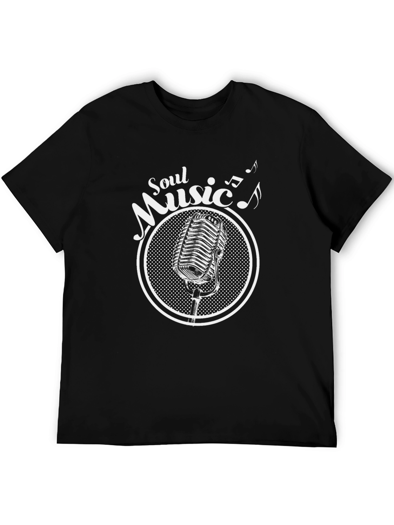 Soul Music Retro Microphone T-Shirt