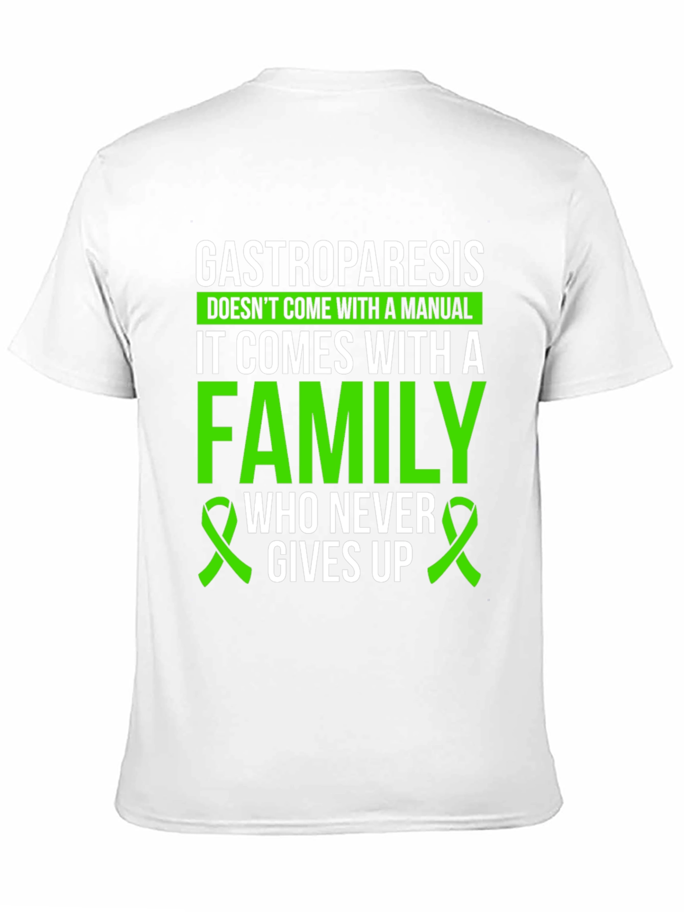 Gastroparesis Awareness T-Shirt Family Support