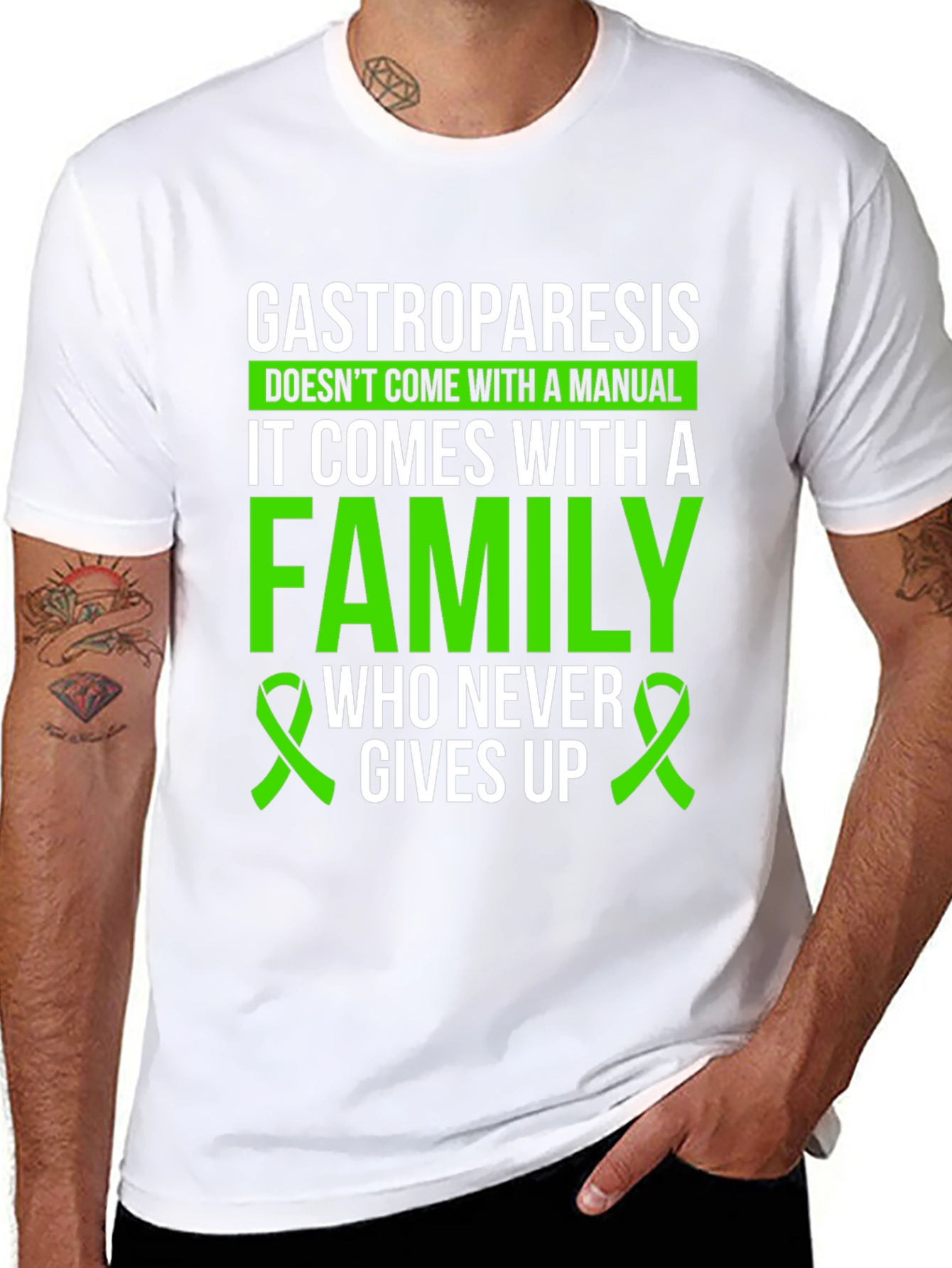 Gastroparesis Awareness T-Shirt Family Support