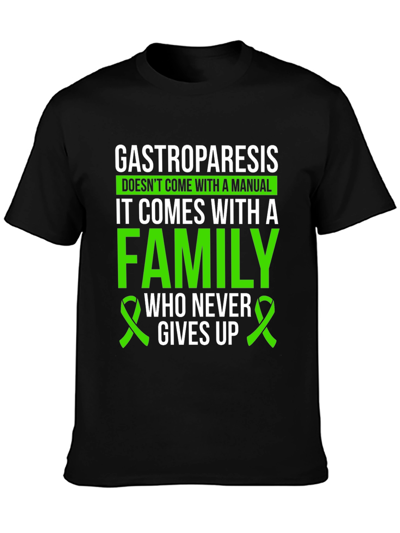 Gastroparesis Awareness T-Shirt Family Support