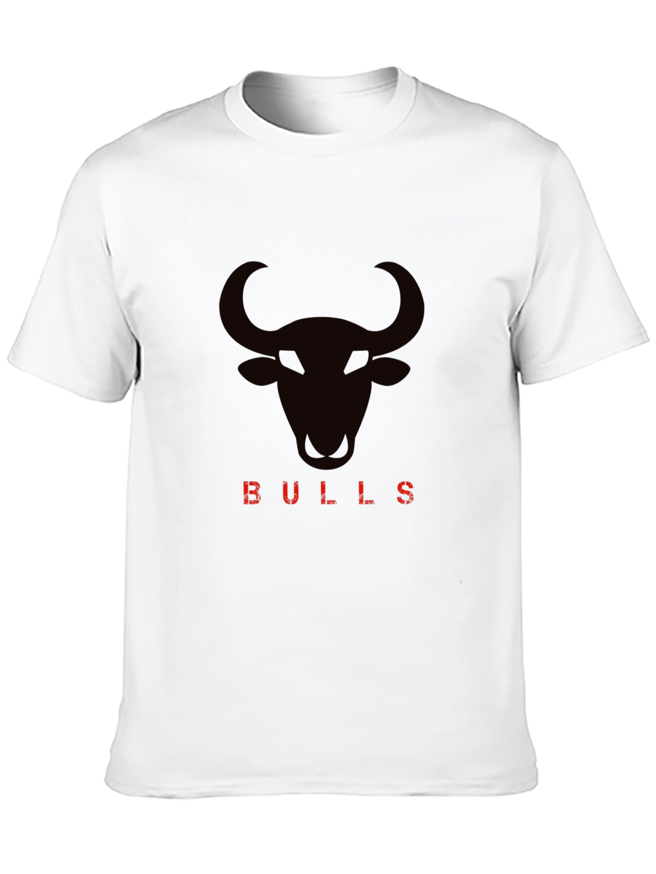 Mens Black Bulls Graphic Tee