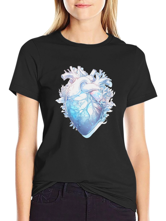 Anatomical Heart Graphic Tee - Unique Design
