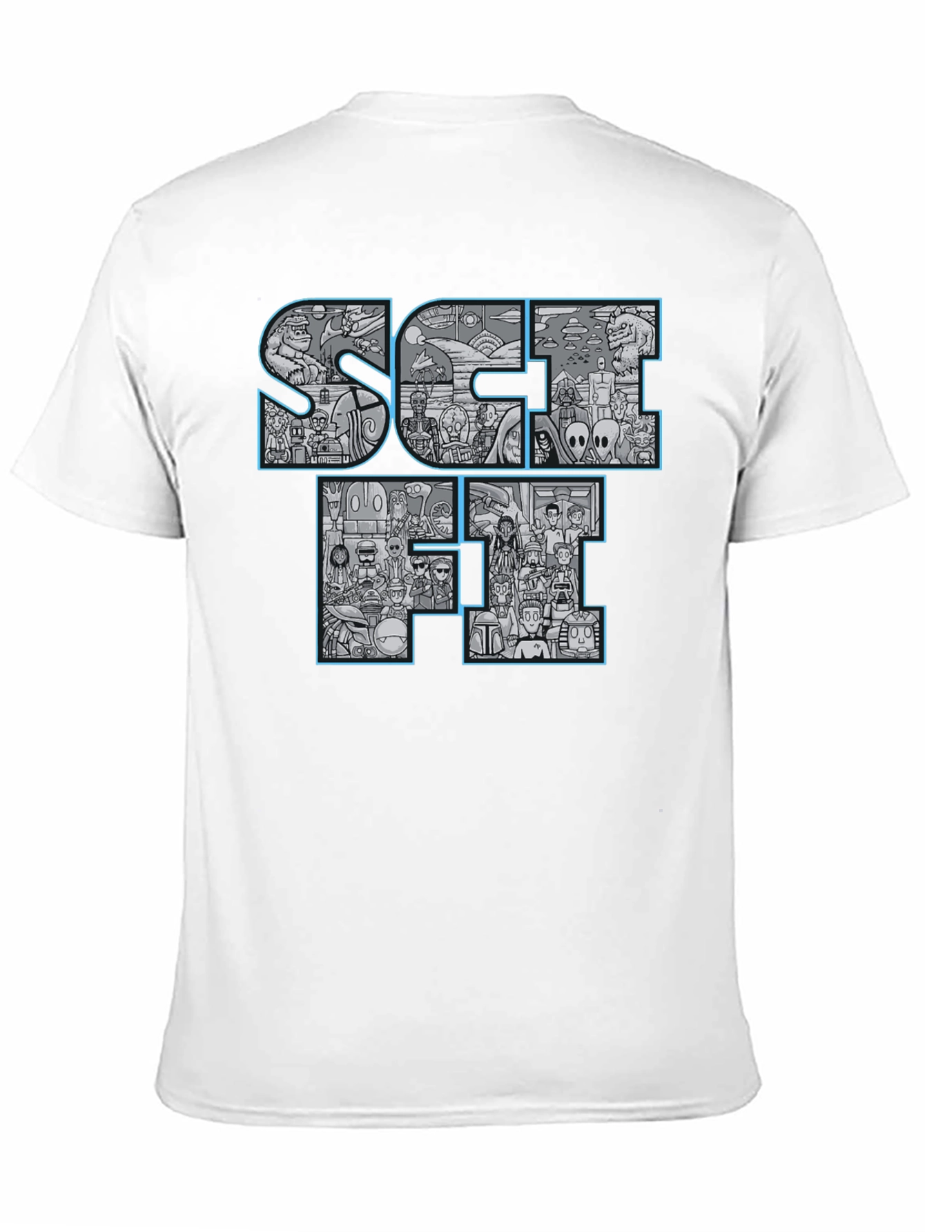 SCI-FI Character T-Shirt - Unique Graphic Tee