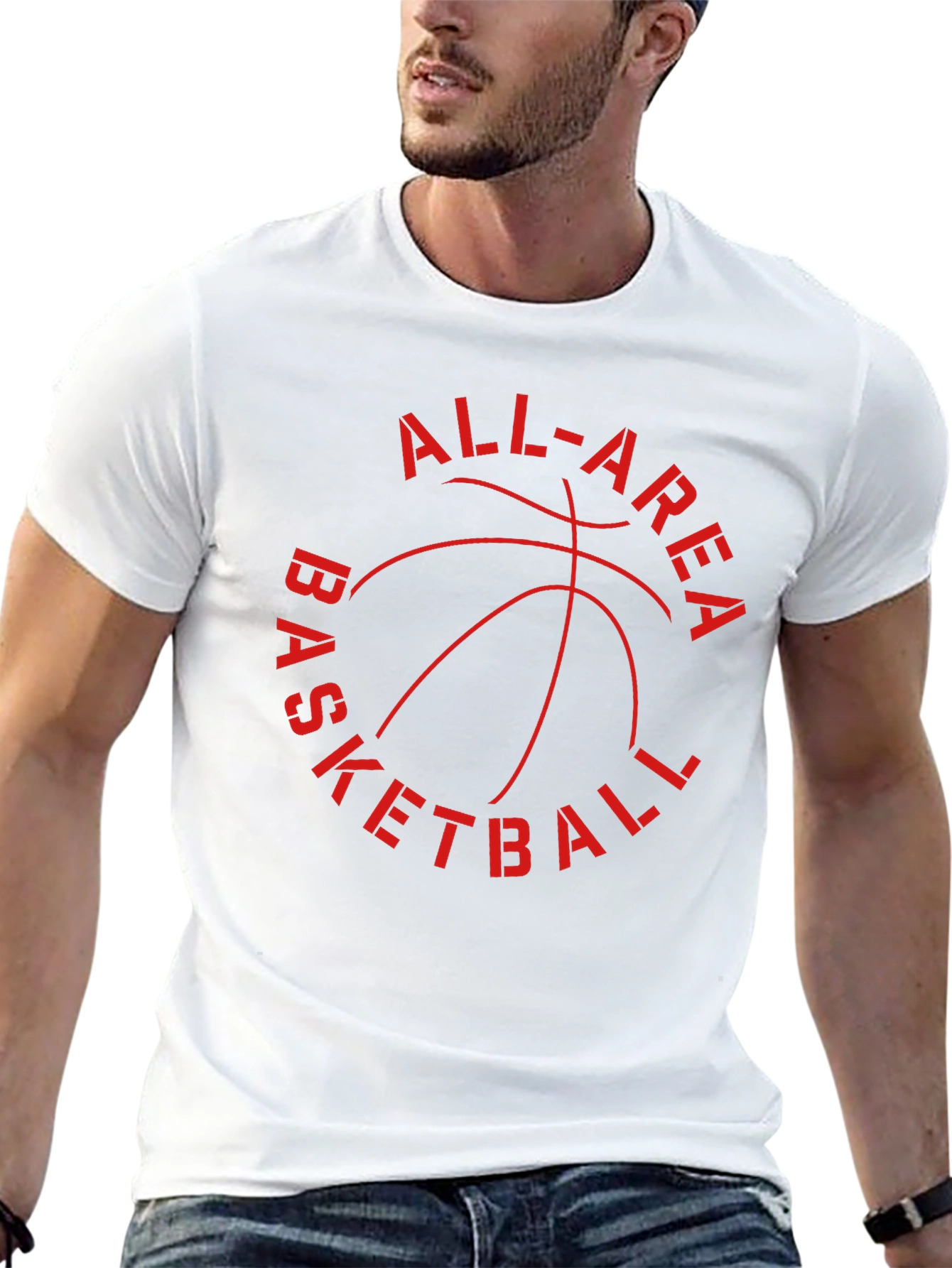 All-Area Basketball Graphic T-Shirt