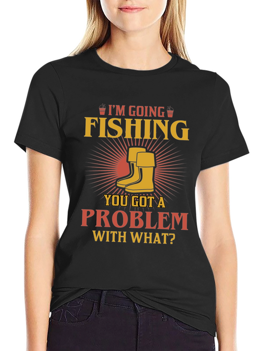 Fishing Graphic T-Shirt - Im Going Fishing