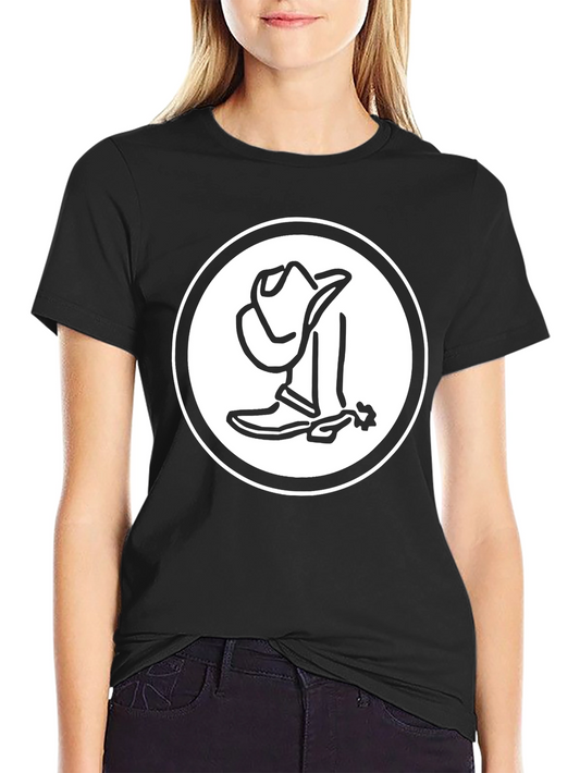 Cowboy Graphic T-Shirt - Black