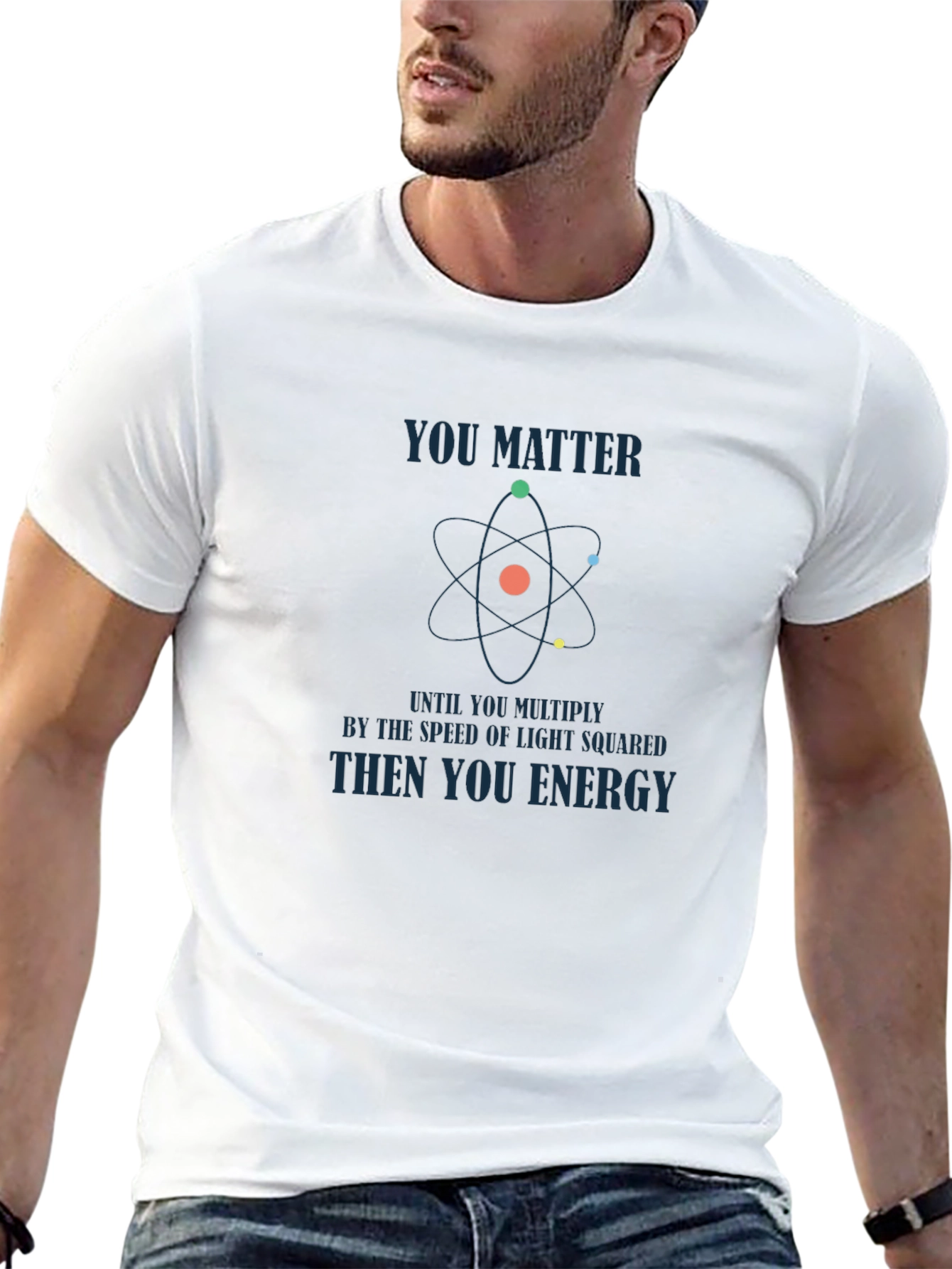 You Matter Science Graphic Black T-Shirt
