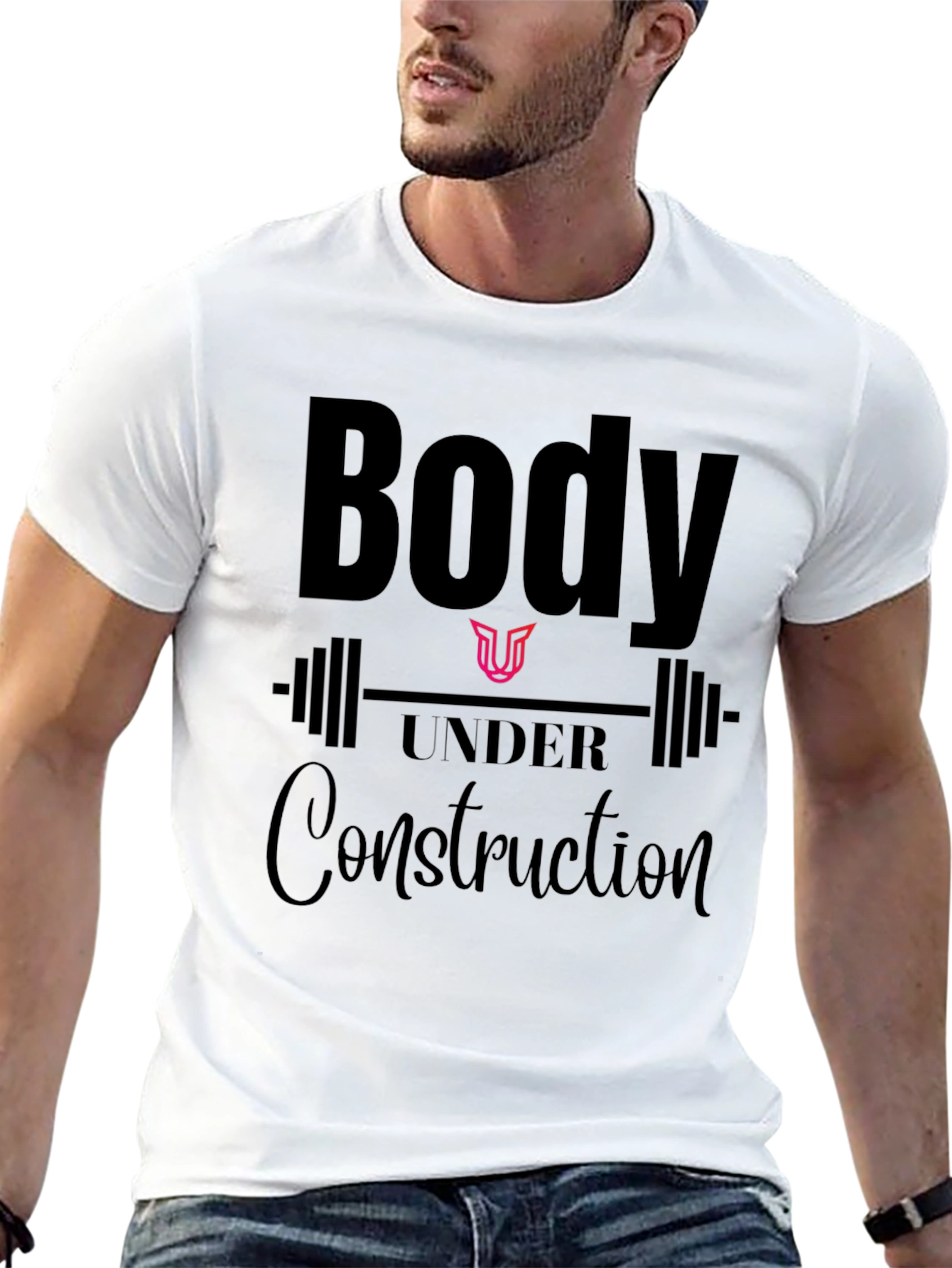 Body Under Construction Graphic Tee - Fitness Apparel