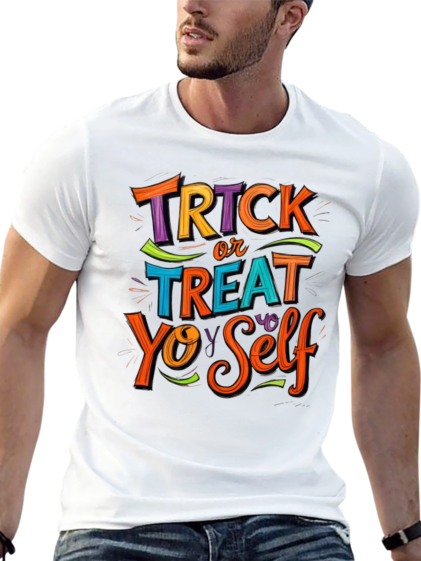 Trick or Treat Yo Self Halloween T-Shirt