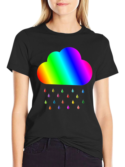 Rainbow Cloud T-Shirt - Pride Weather Tee