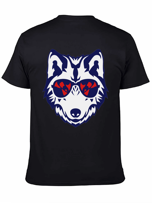 Cool Wolf Graphic T-Shirt - Unisex Black Tee
