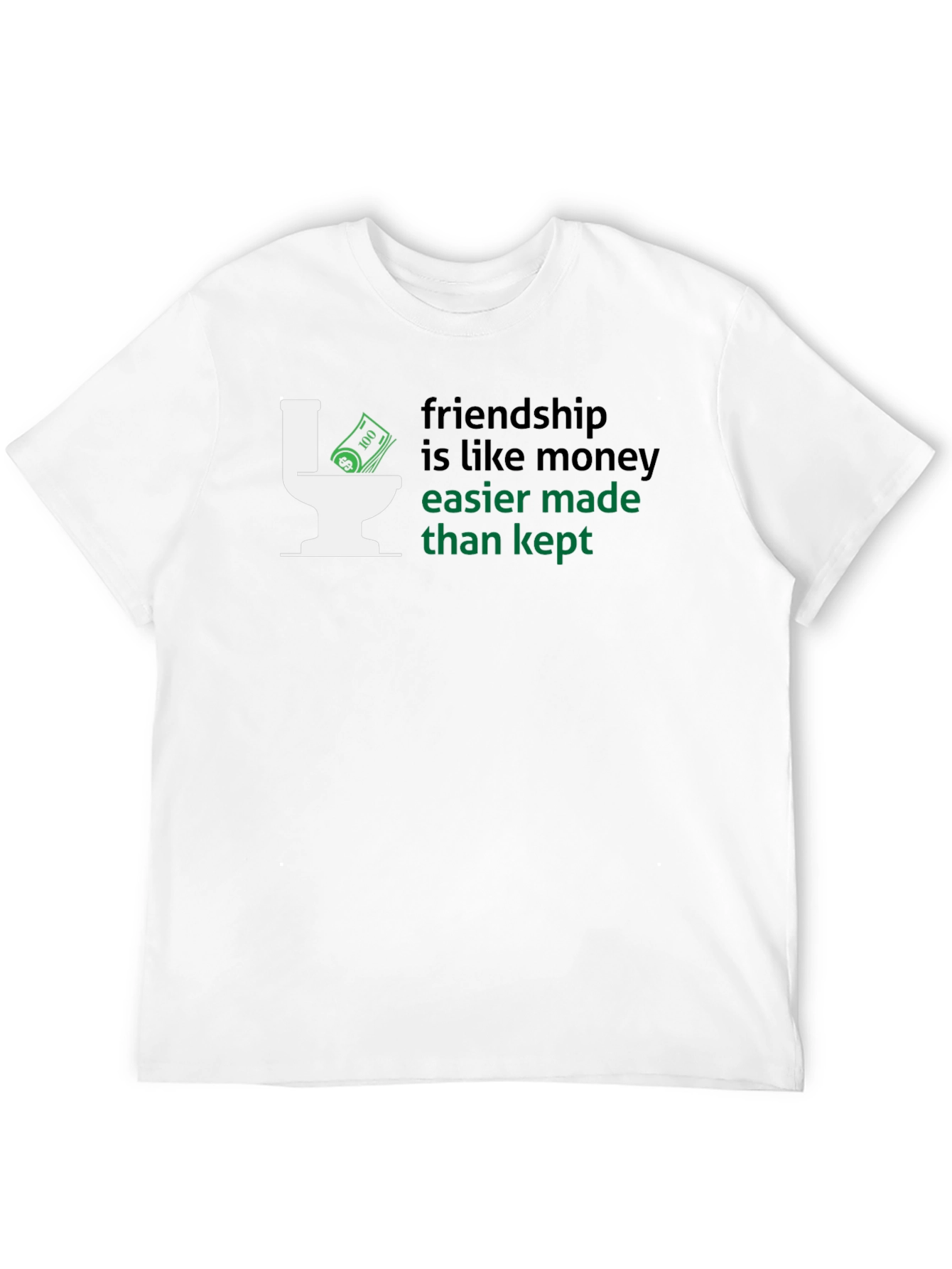 Friendship is Money Mens T-Shirt
