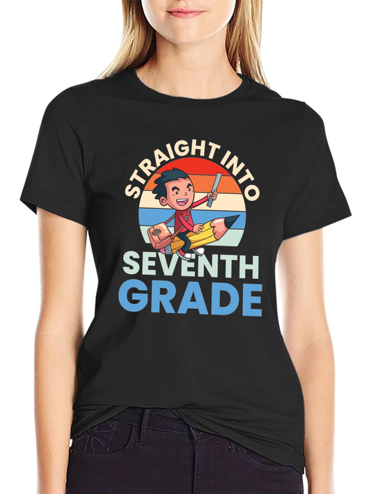 Straight Into Seventh Grade Graphic Tee
