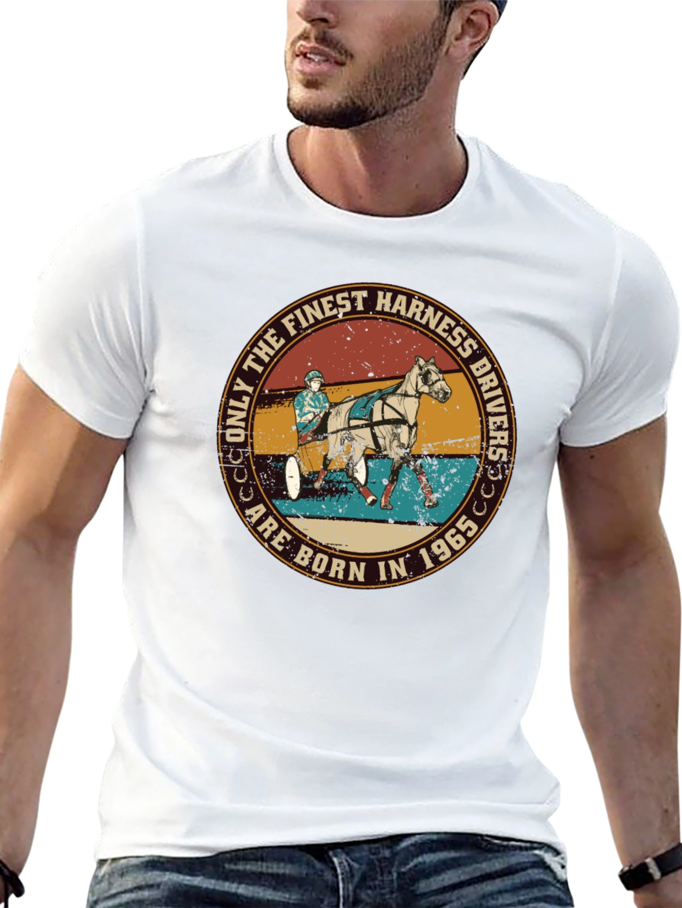 Finest Harness Drivers Born in 1965 Graphic T-Shirt