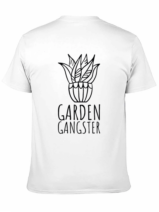 Garden Gangster Black T-Shirt - Urban Gardener Style