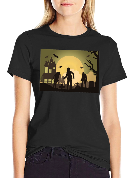 Spooky Zombie Halloween T-Shirt