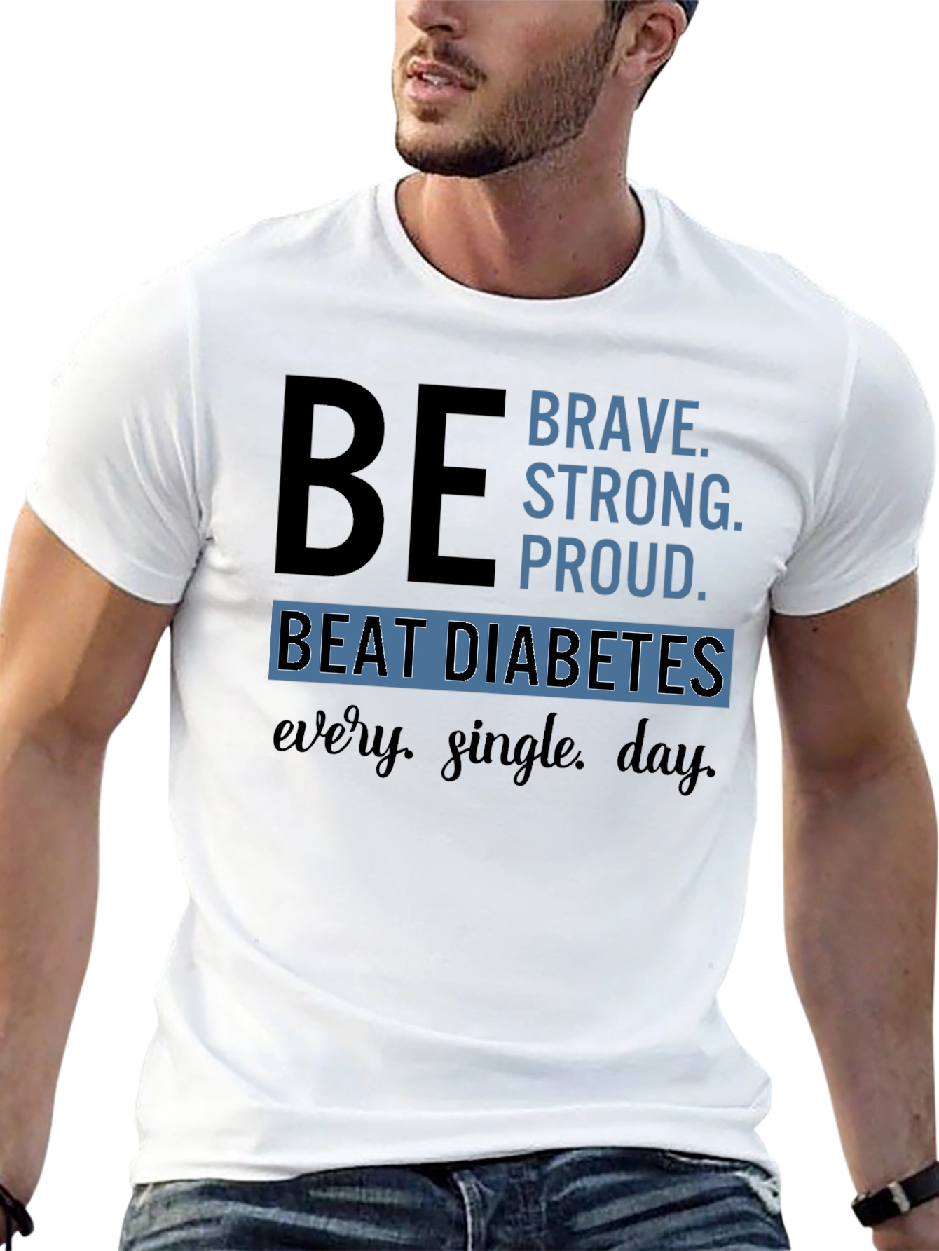 Be Brave Diabetes Awareness T-Shirt