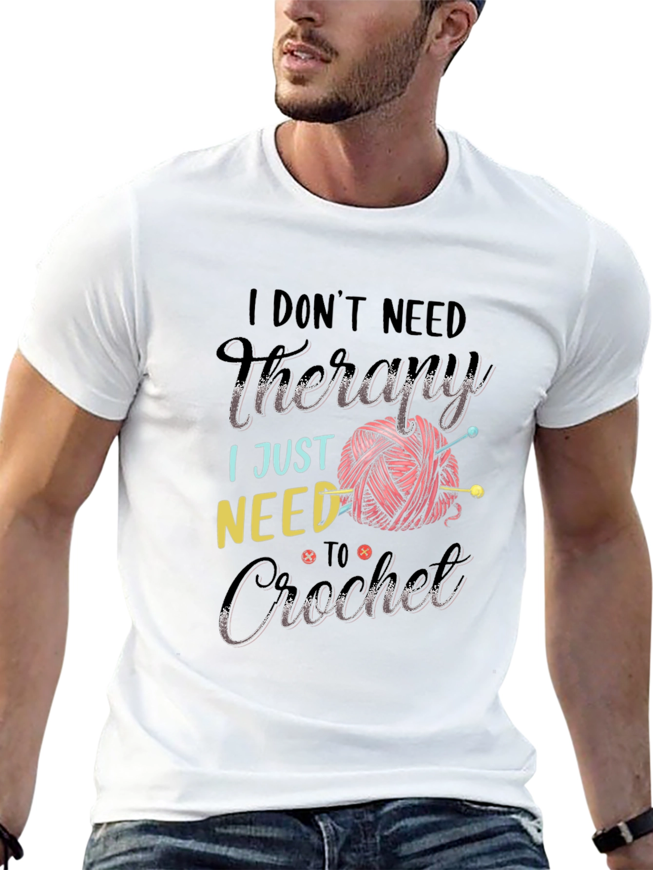 I Dont Need Therapy Crochet T-Shirt