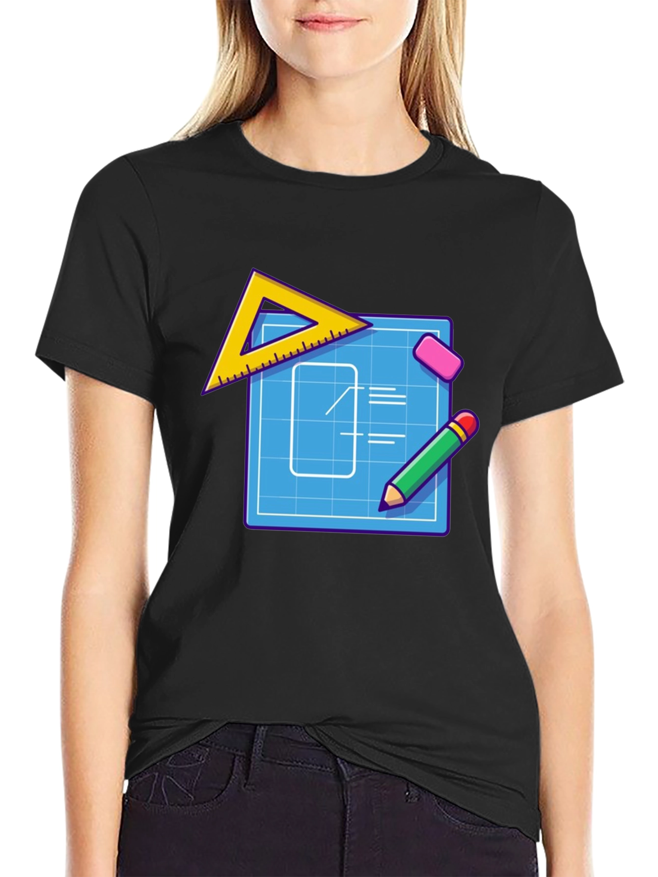Blueprint Graphic Tee - Architect T-Shirt