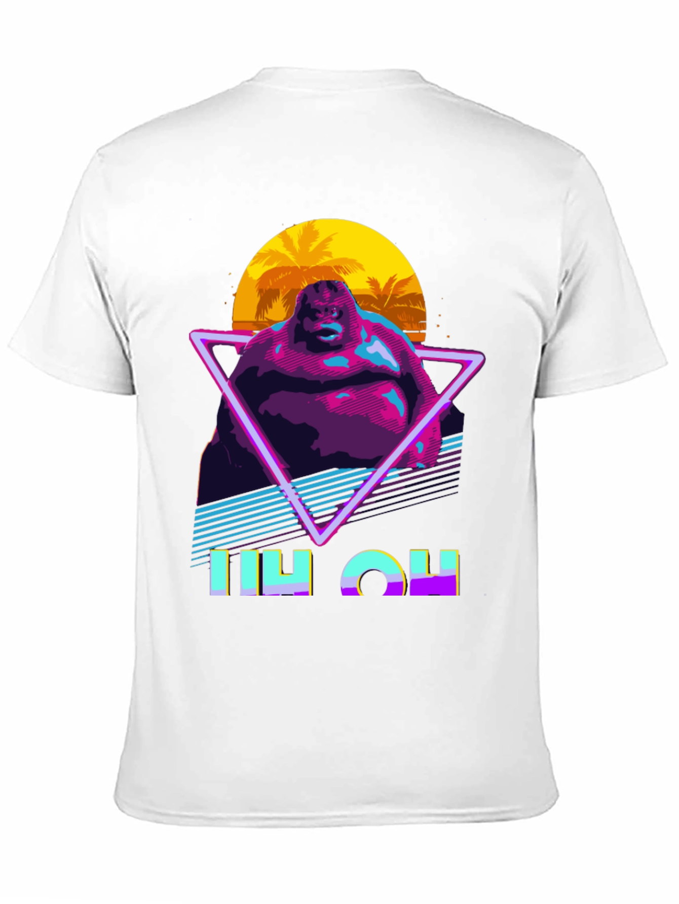 Retro Blob Man Graphic T-Shirt