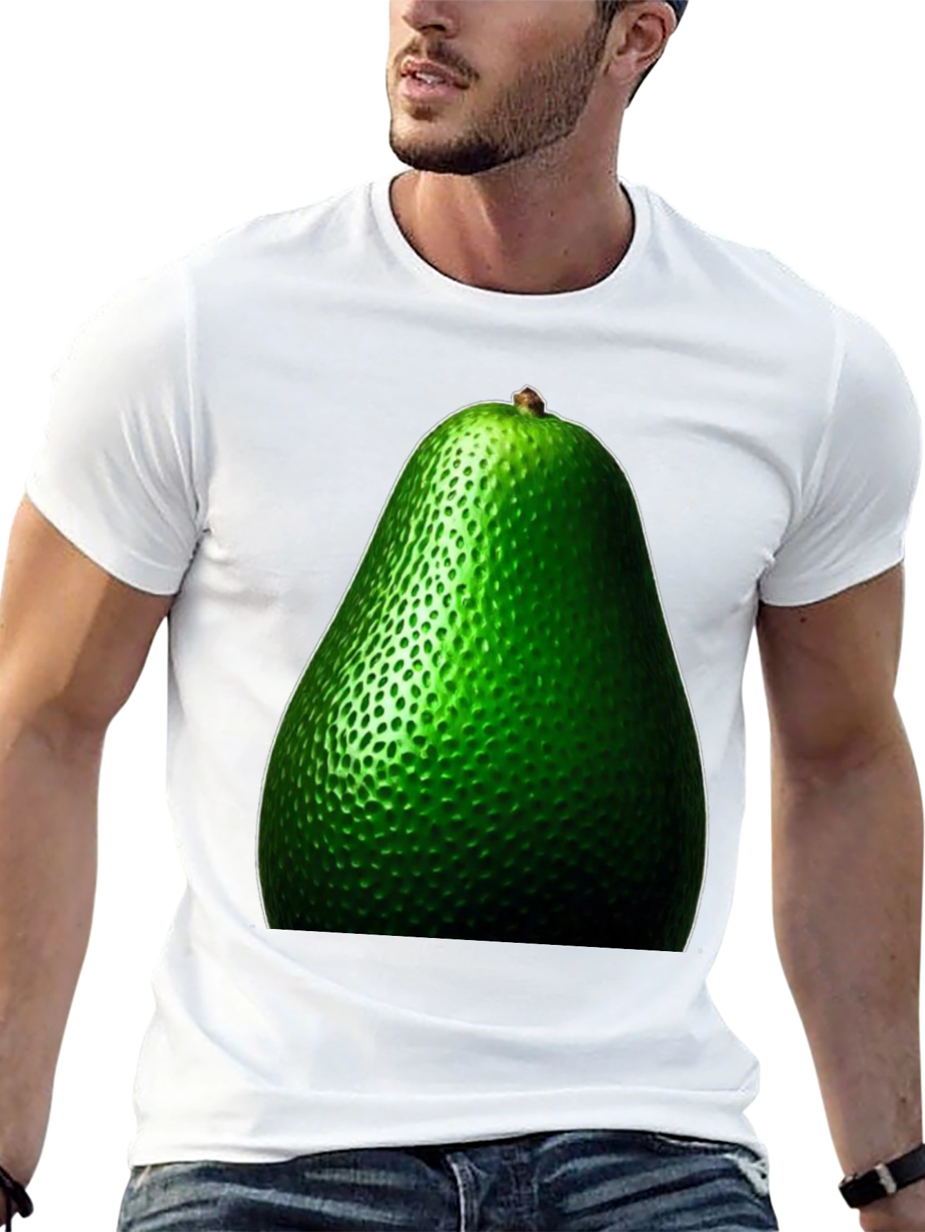 Avocado Graphic Tee - Soft Cotton Comfort