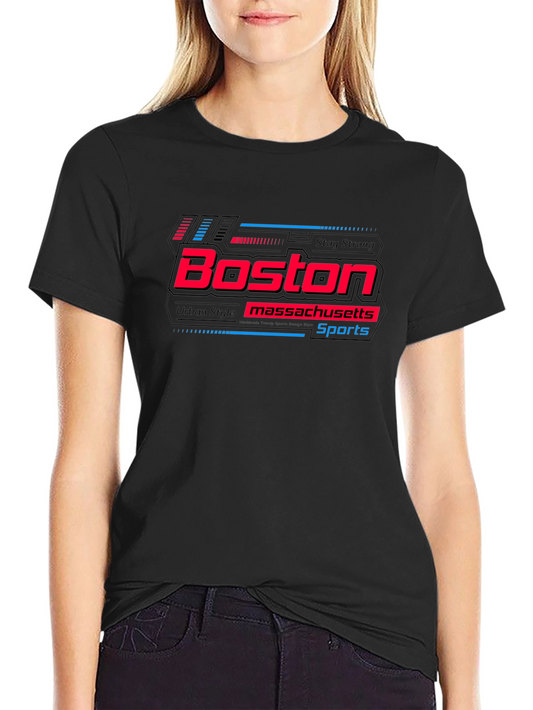 Boston Massachusetts Sports Graphic Tee