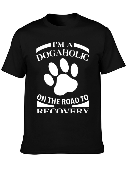 Dogaholic Recovery T-Shirt - Funny Dog Lover Tee