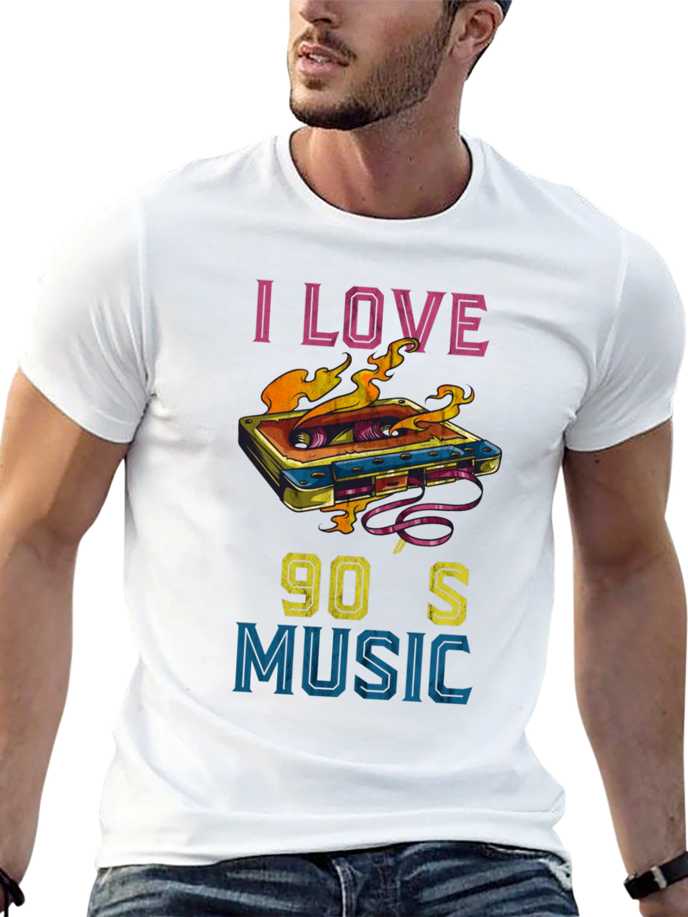 I Love 90s Music Graphic T-Shirt