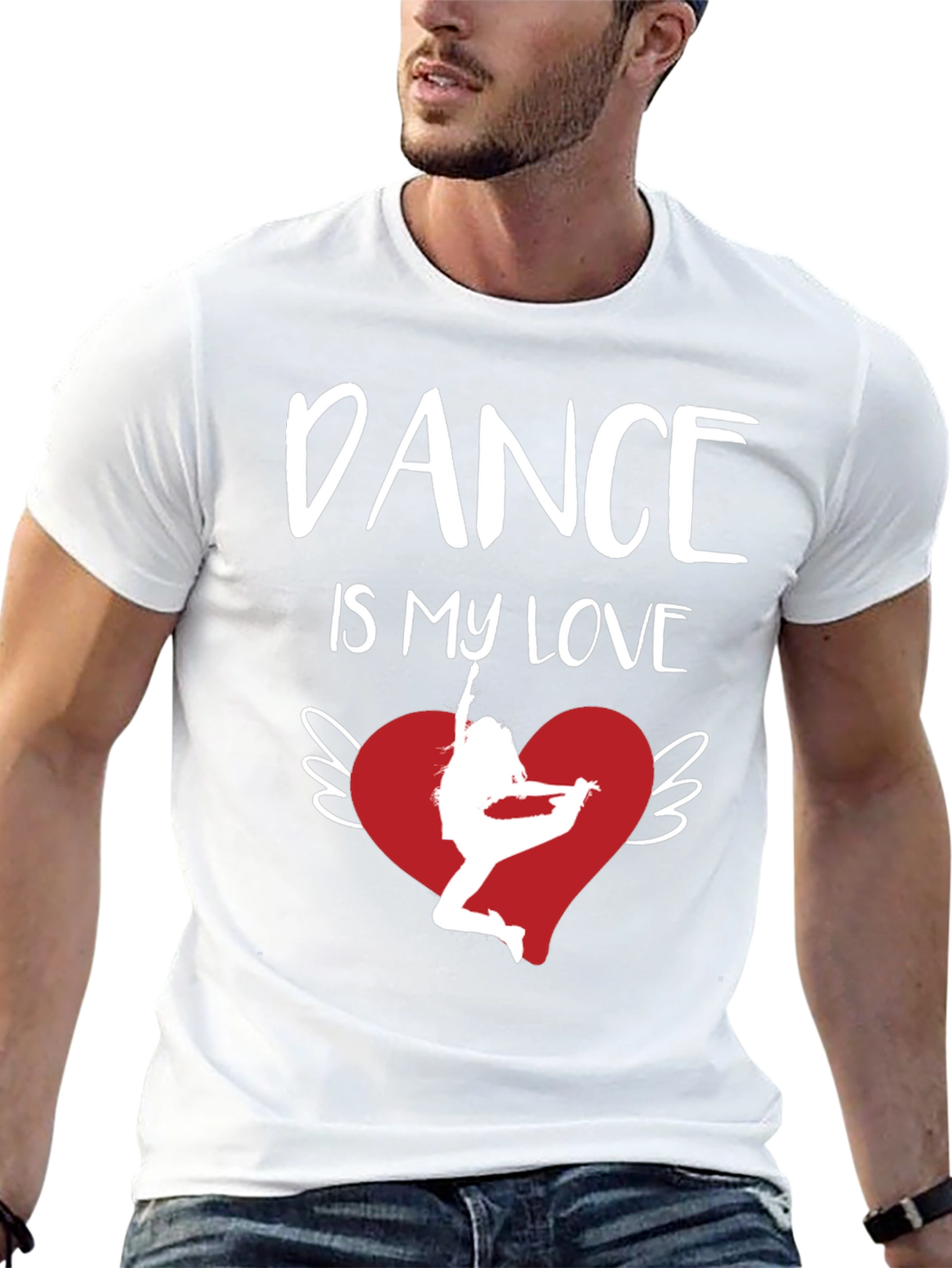 Dance is My Love Graphic Tee - Heart Wings