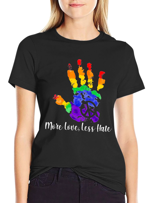 LGBTQ+ Pride Rainbow Handprint T-Shirt