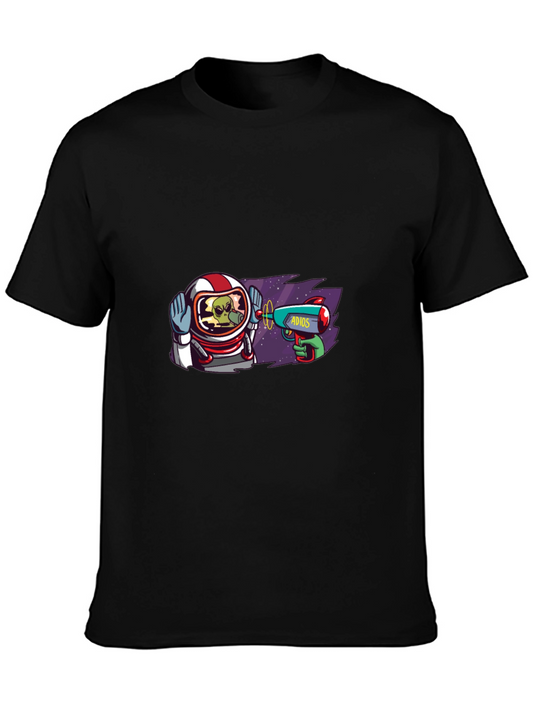 Astronaut Alien T-Shirt - Adios Ray Gun Design