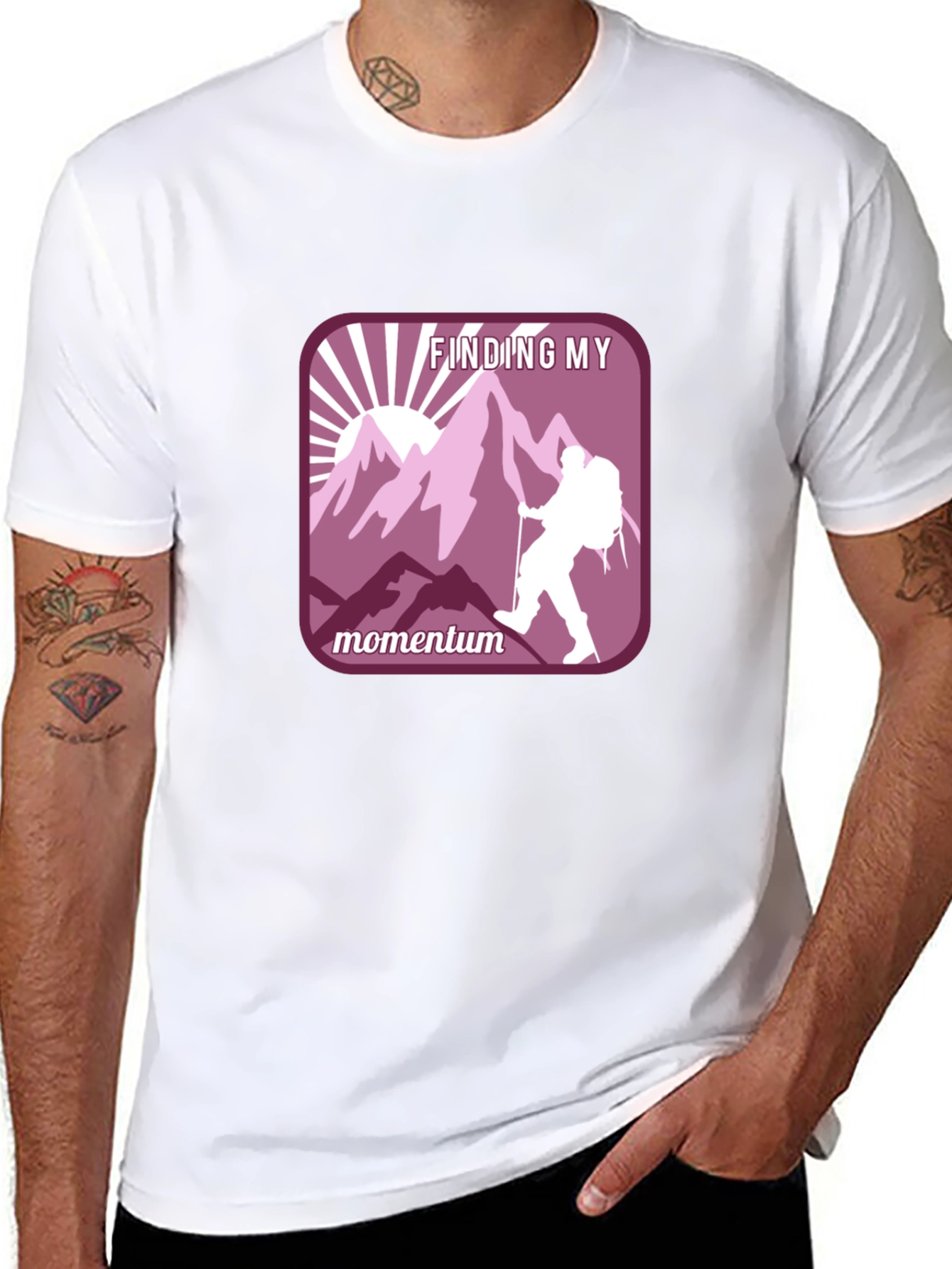 Finding My Momentum Mountain Hiker T-Shirt