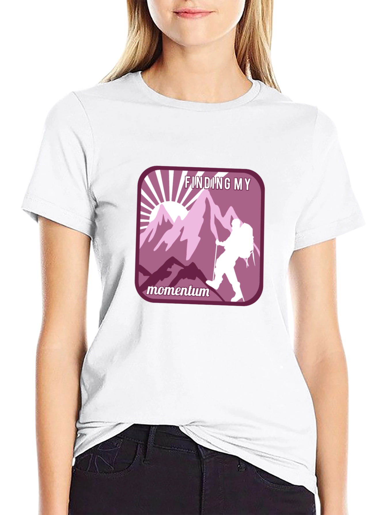 Finding My Momentum Mountain Hiker T-Shirt