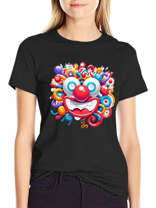 Fun Clown Graphic Tee - Quirky Unisex T-Shirt
