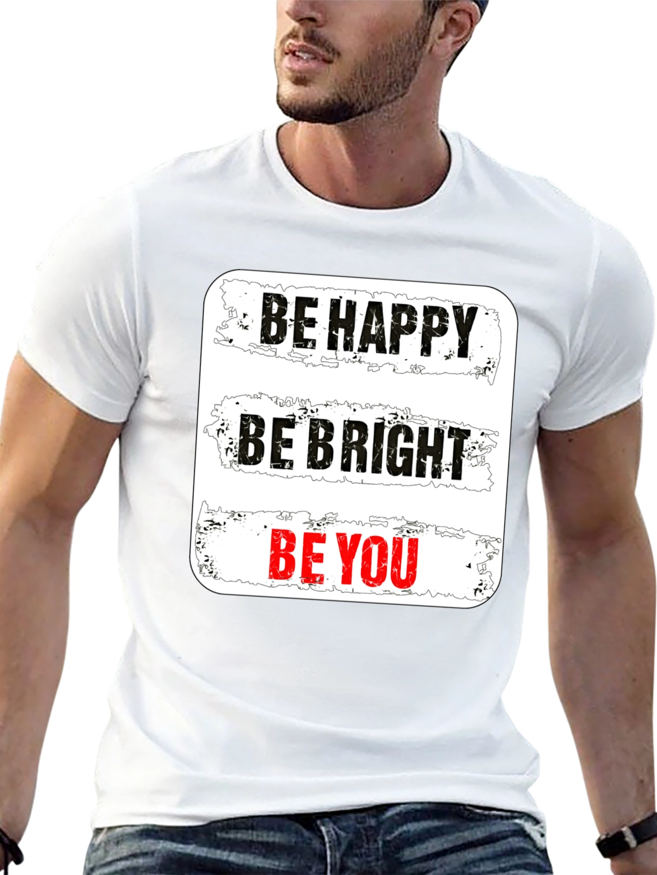 Be Happy Be Bright Be You Graphic Tee