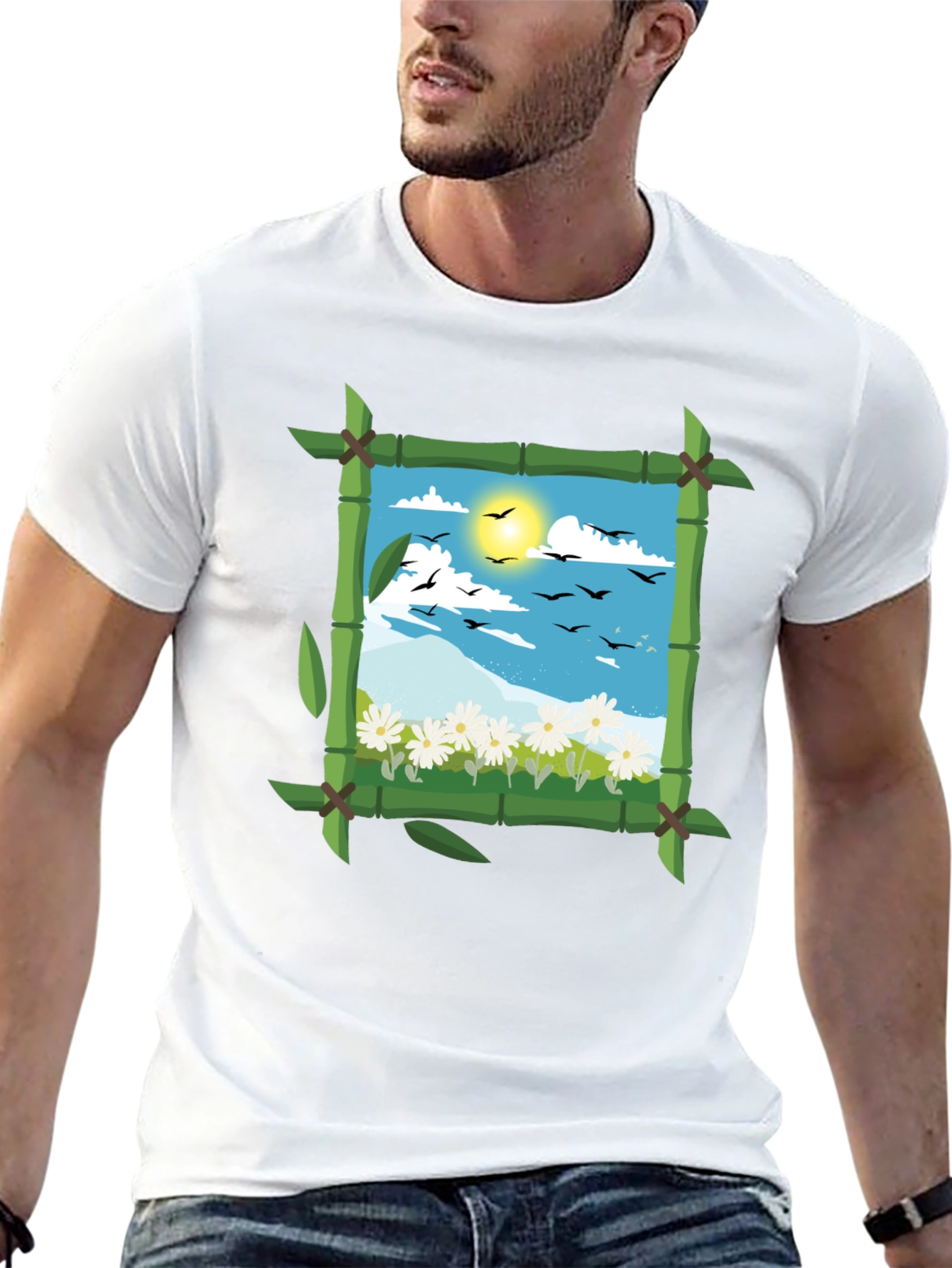 Nature Window Graphic T-Shirt