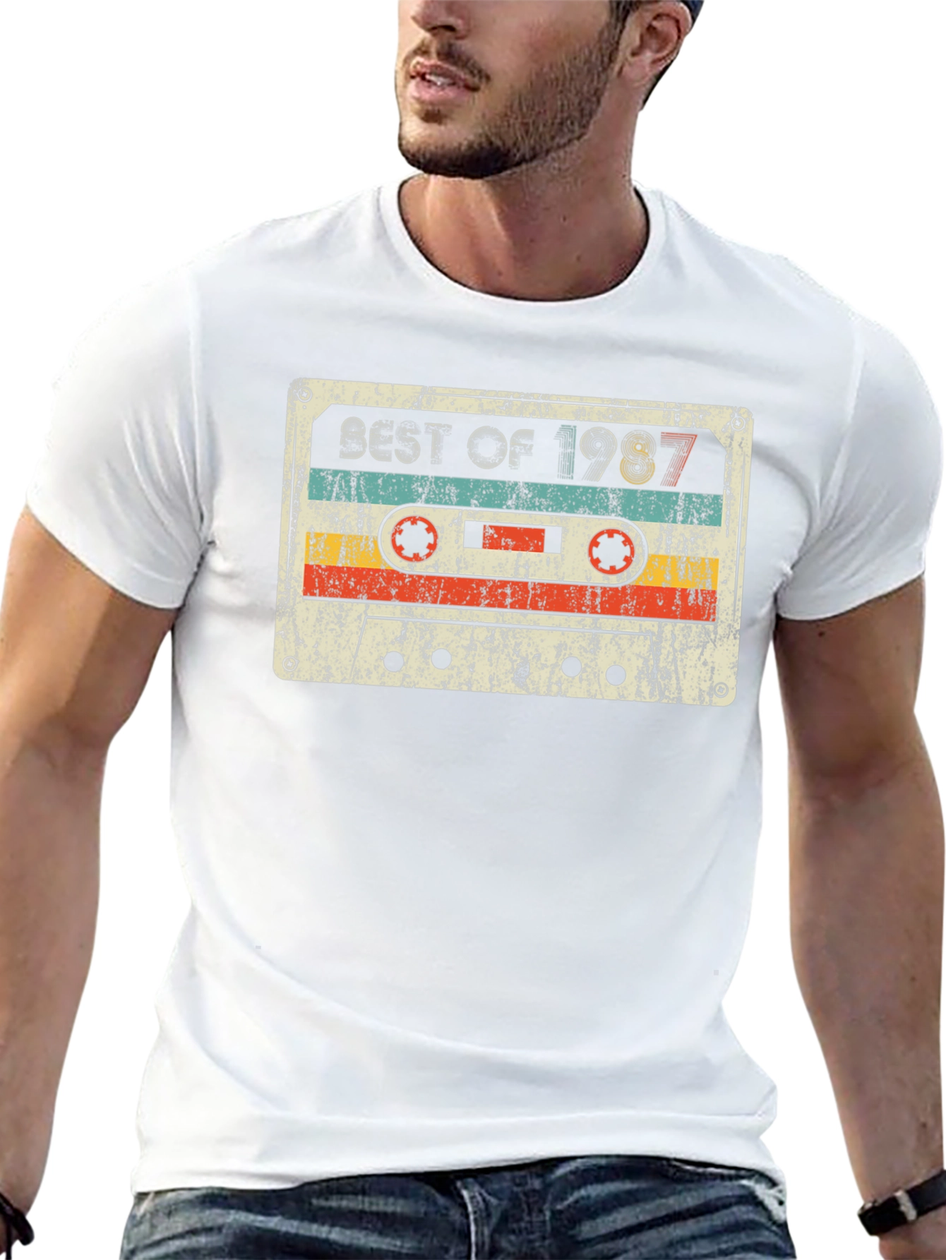 Retro Cassette Tape Best of 1987 Graphic Tee