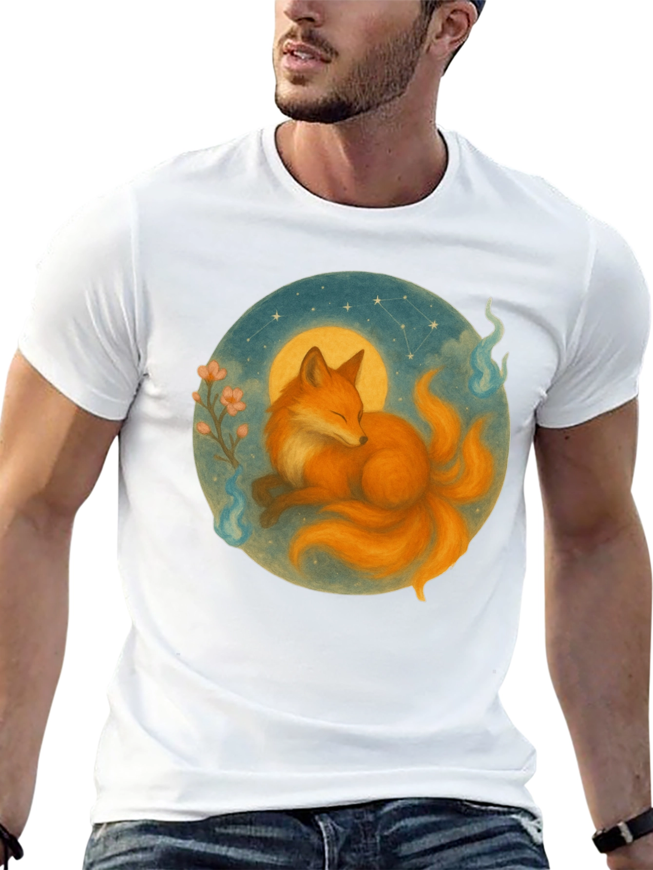Nine-Tailed Fox Graphic Tee