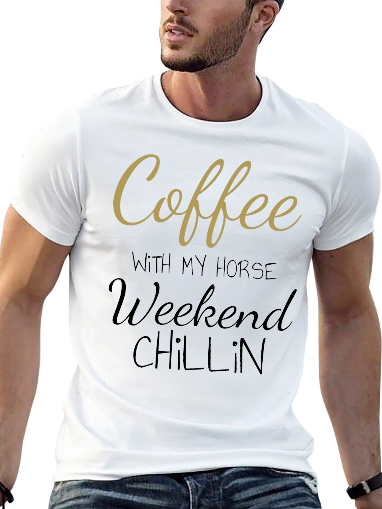 Coffee with My Horse Weekend Chillin T-Shirt