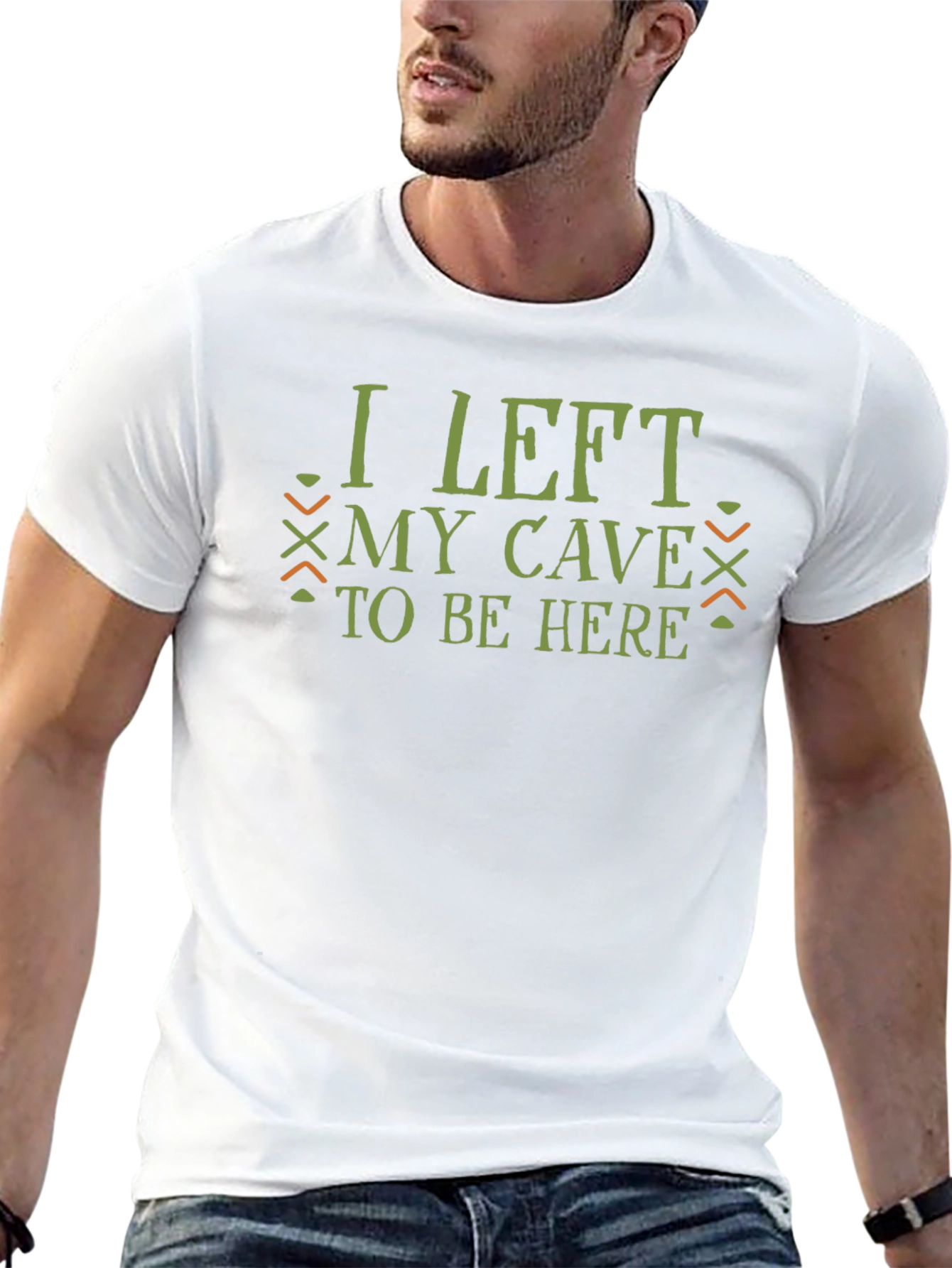 I Left My Cave Funny T-Shirt