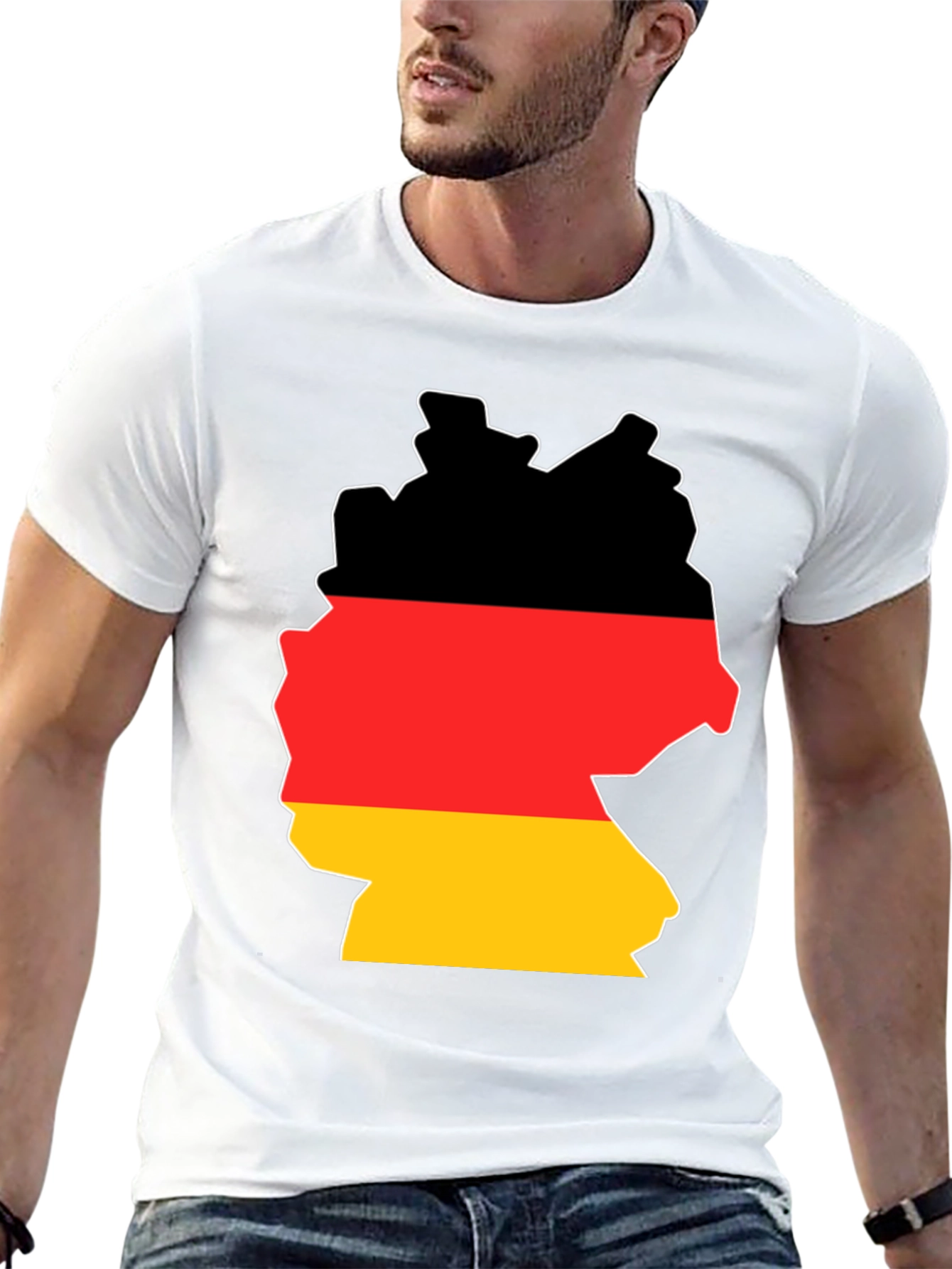 Germany Flag Map T-Shirt