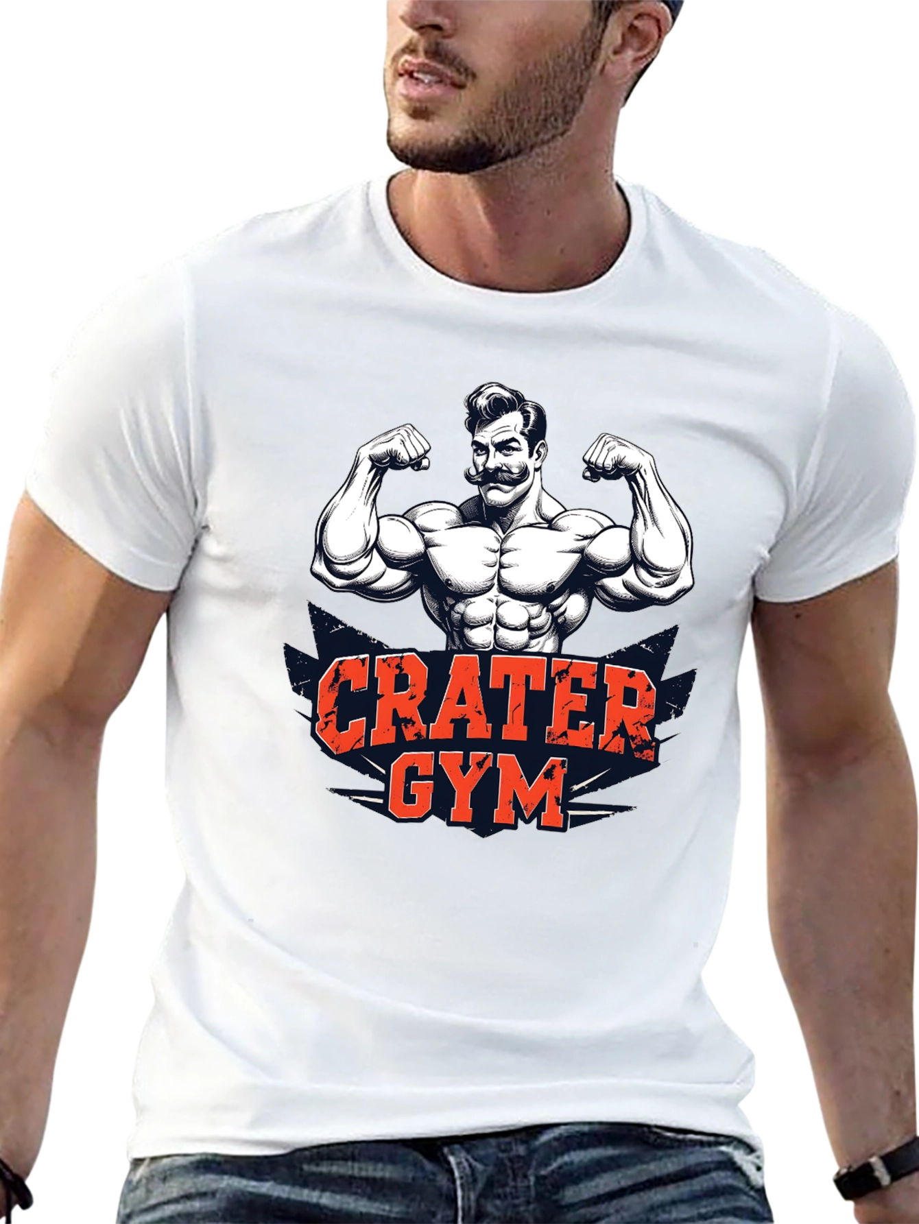 Crater Gym Black Graphic Tee